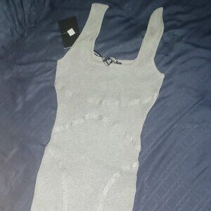 Grey bandage dress